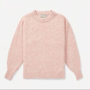 Everlane Alpaca Blend Sweater in Rose
